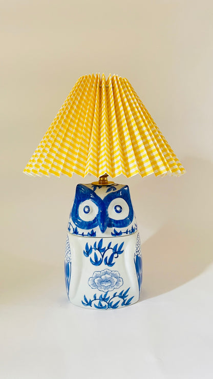 Antique Owl Lamp - pre order for early May