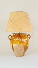 Load image into Gallery viewer, Antique French Confit Jar Lamp - pre order for mid Dec

