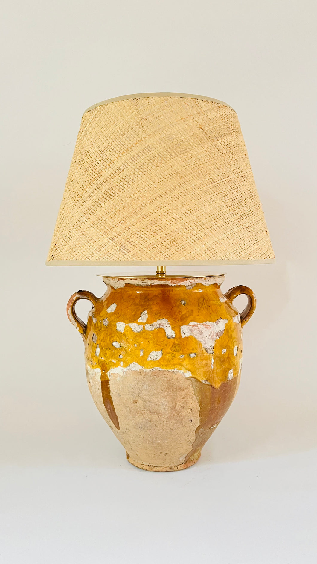 Antique French Confit Jar Lamp - pre order for mid Dec