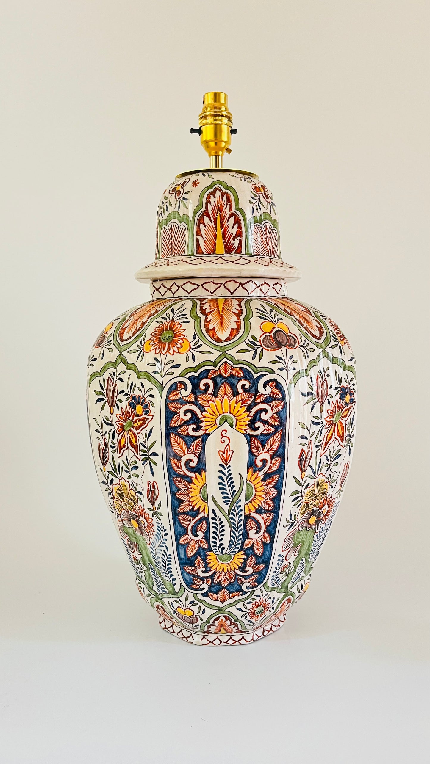 XL Antique Delft Lamp