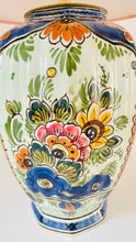 Load image into Gallery viewer, Antique Delft Polychrome Lamp - pre order for mid March
