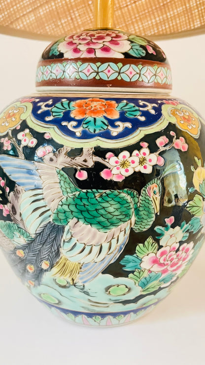 Antique Japanese Bird Lamp - pre order for mid March