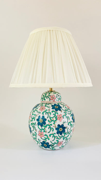 Antique Flower Jar Lamp