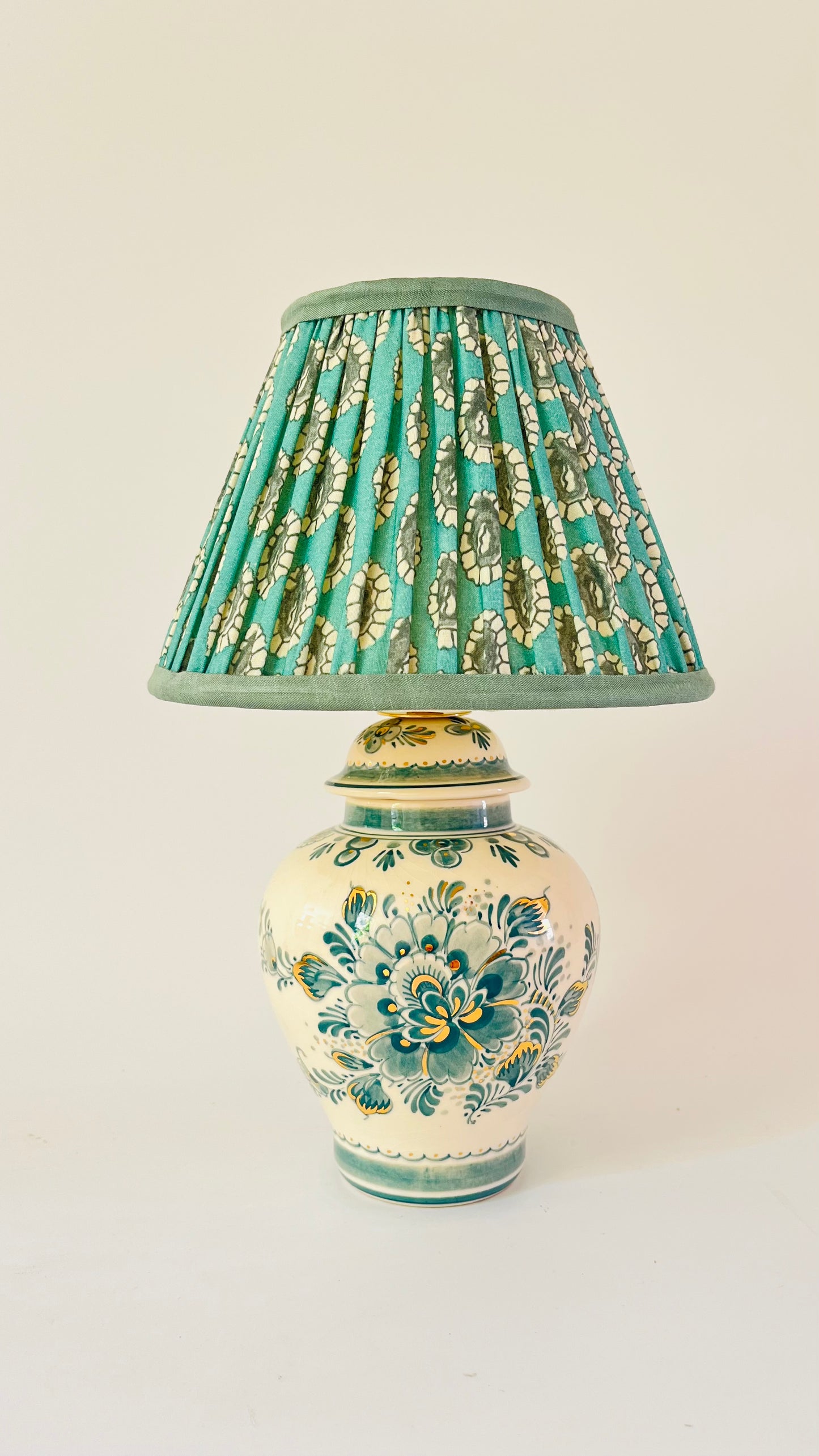 Antique Delft Green Mini Lamp