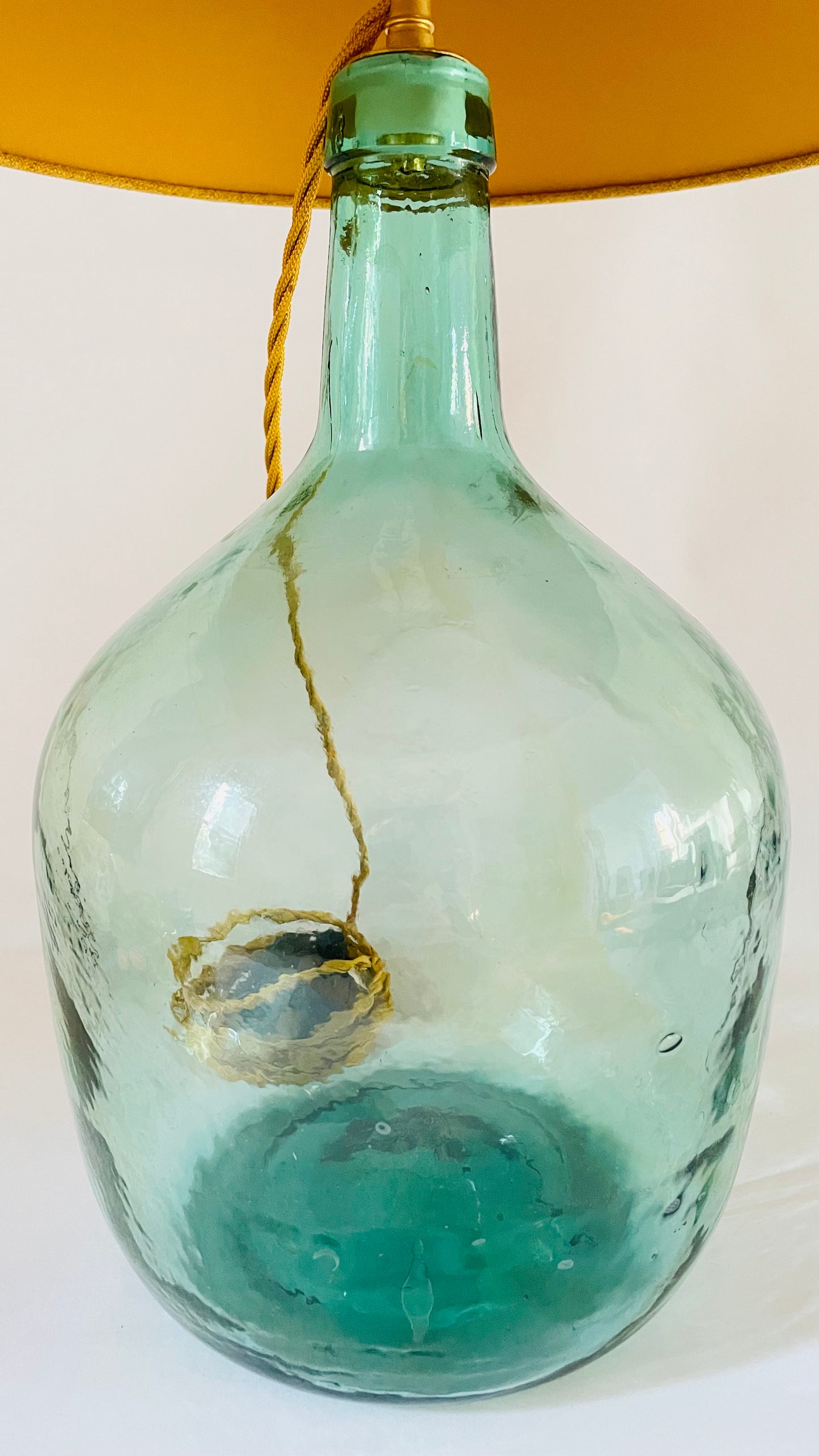 Large Antique Demijohn Lamp