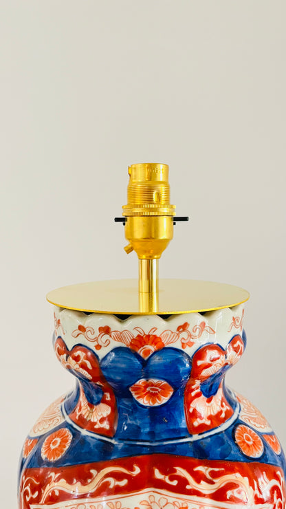 Antique Japanese Imari Lamp