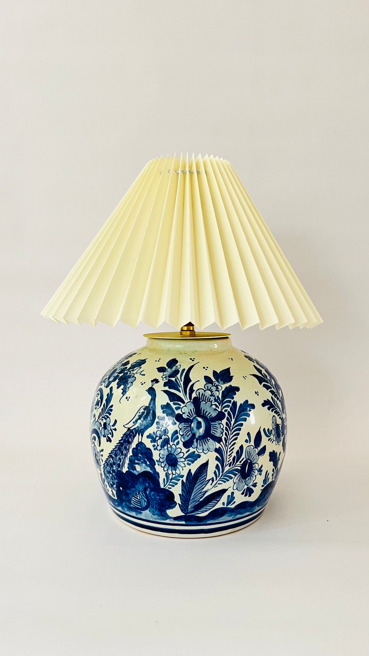 Antique Mini Delft Lamp