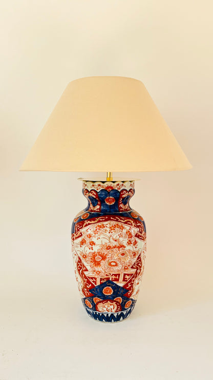 Antique Japanese Imari Lamp