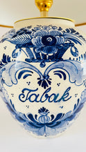 Load image into Gallery viewer, Antique Delft Tobacco Lamp
