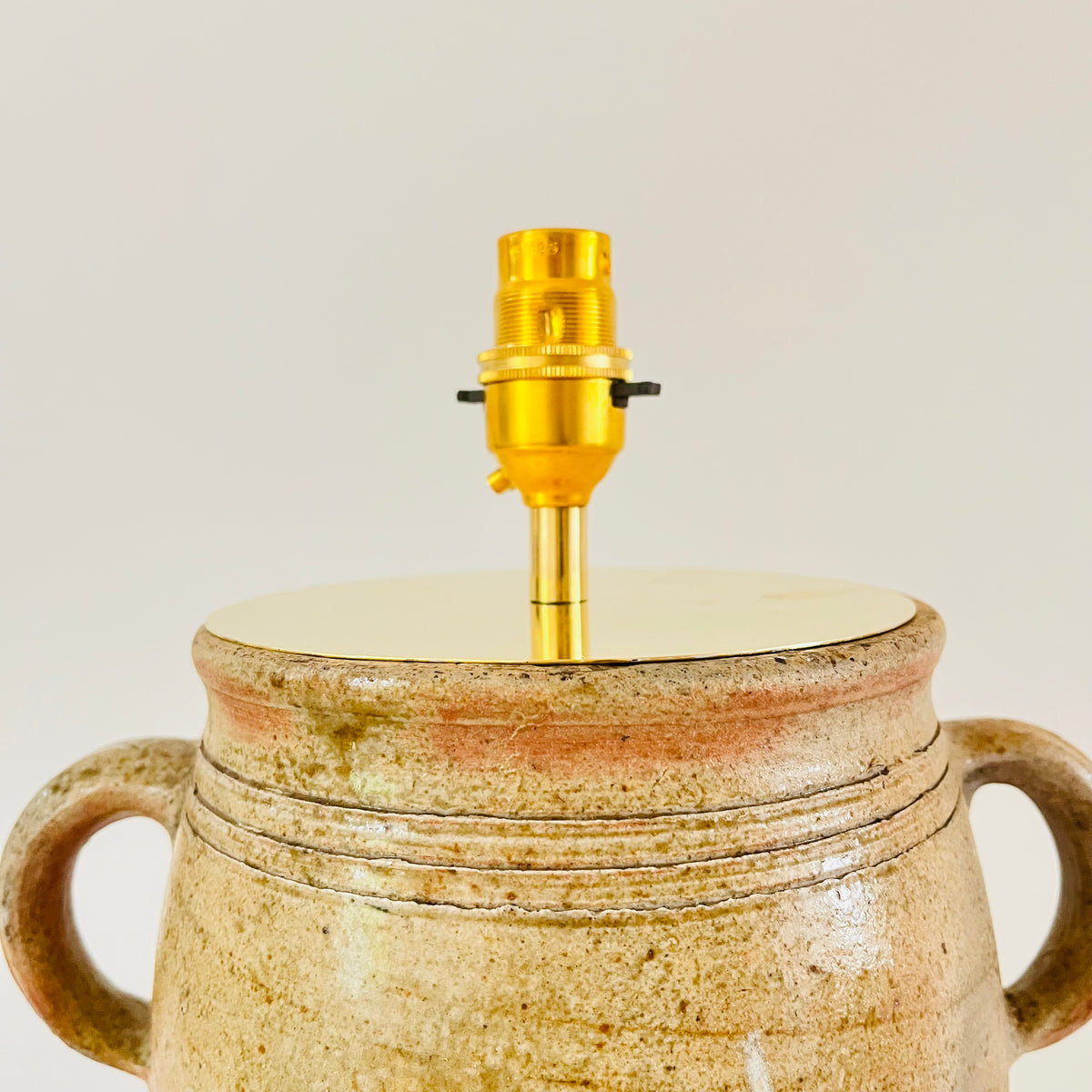 TLC Antique French Confit Jar Lamp