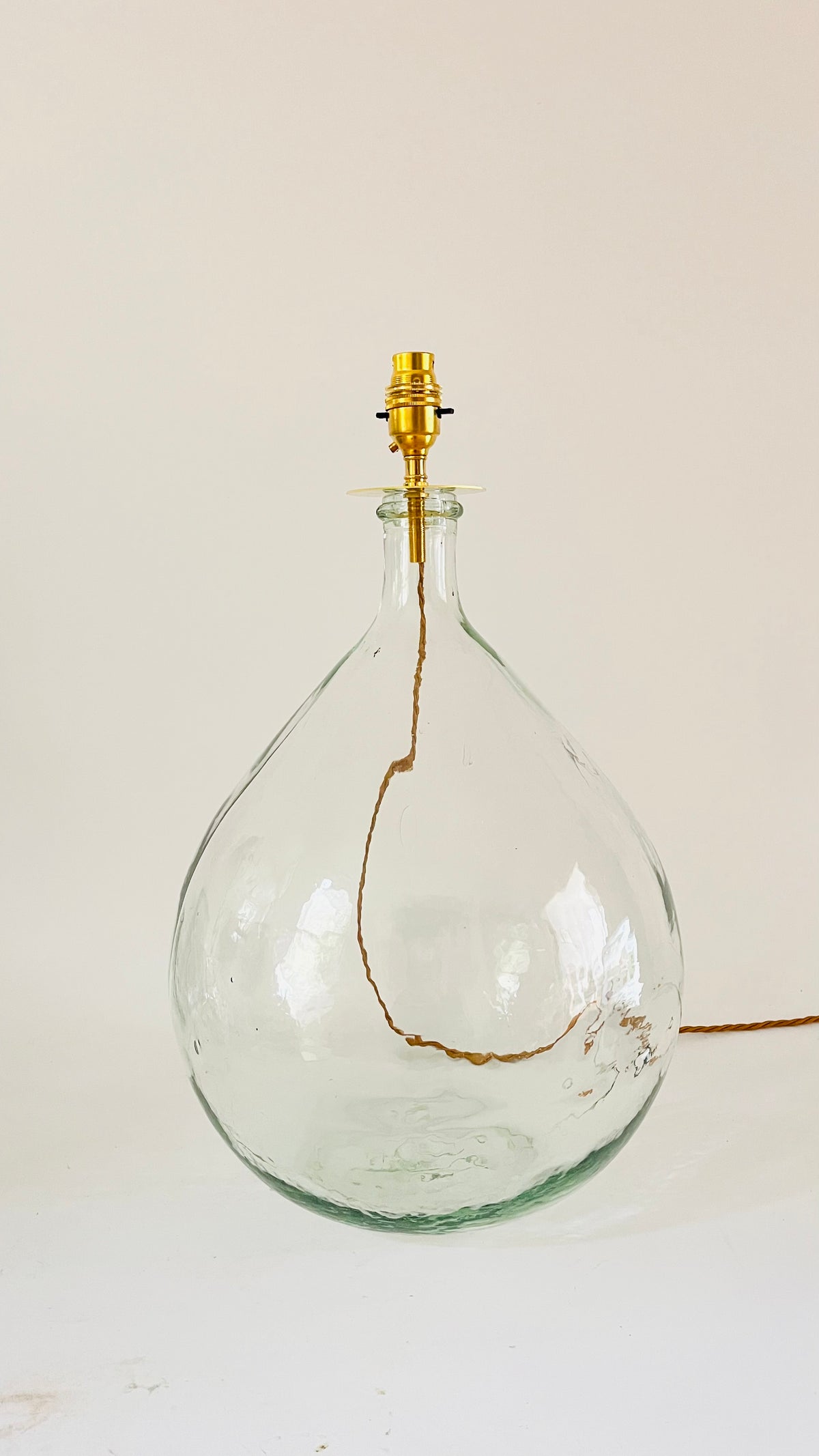 Antique French Demijohn Lamp