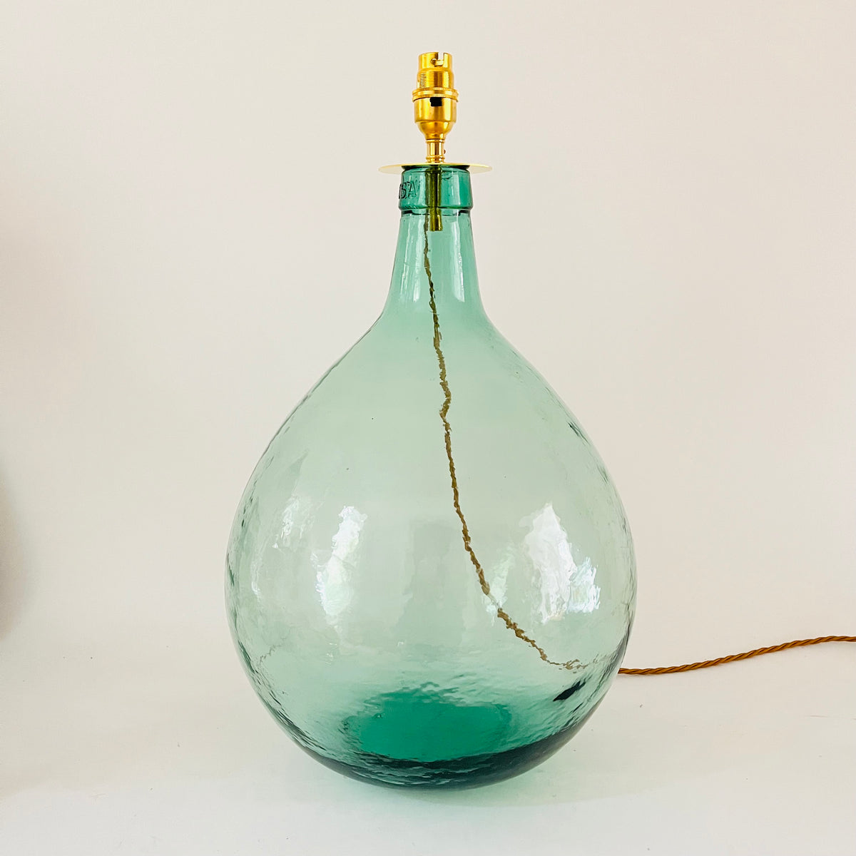 TLC Antique French Demijohn Lamp