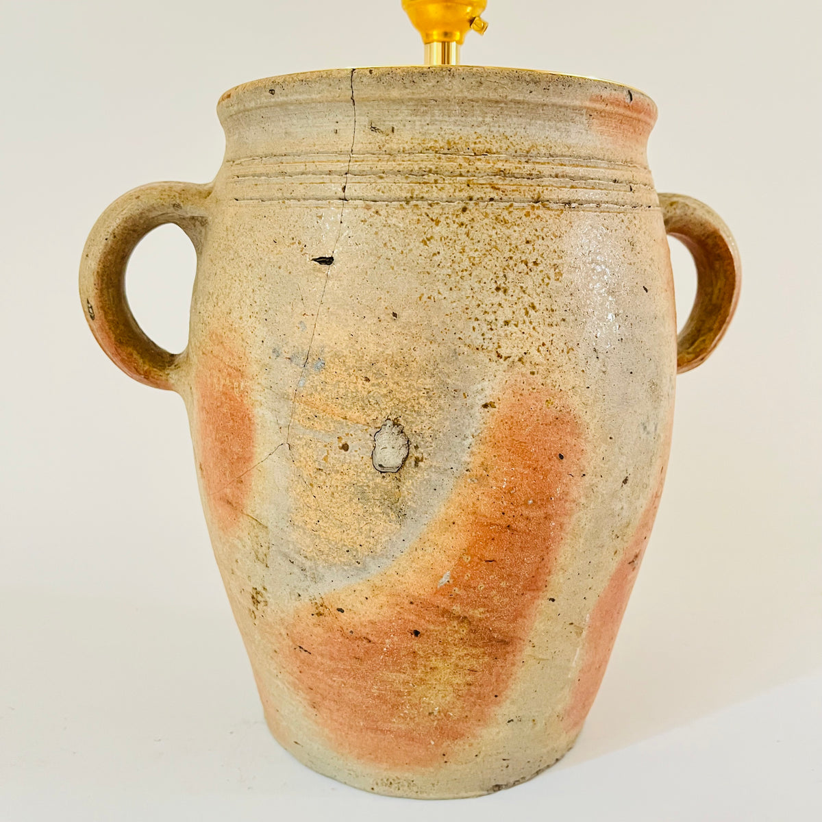 TLC Antique French Confit Jar Lamp