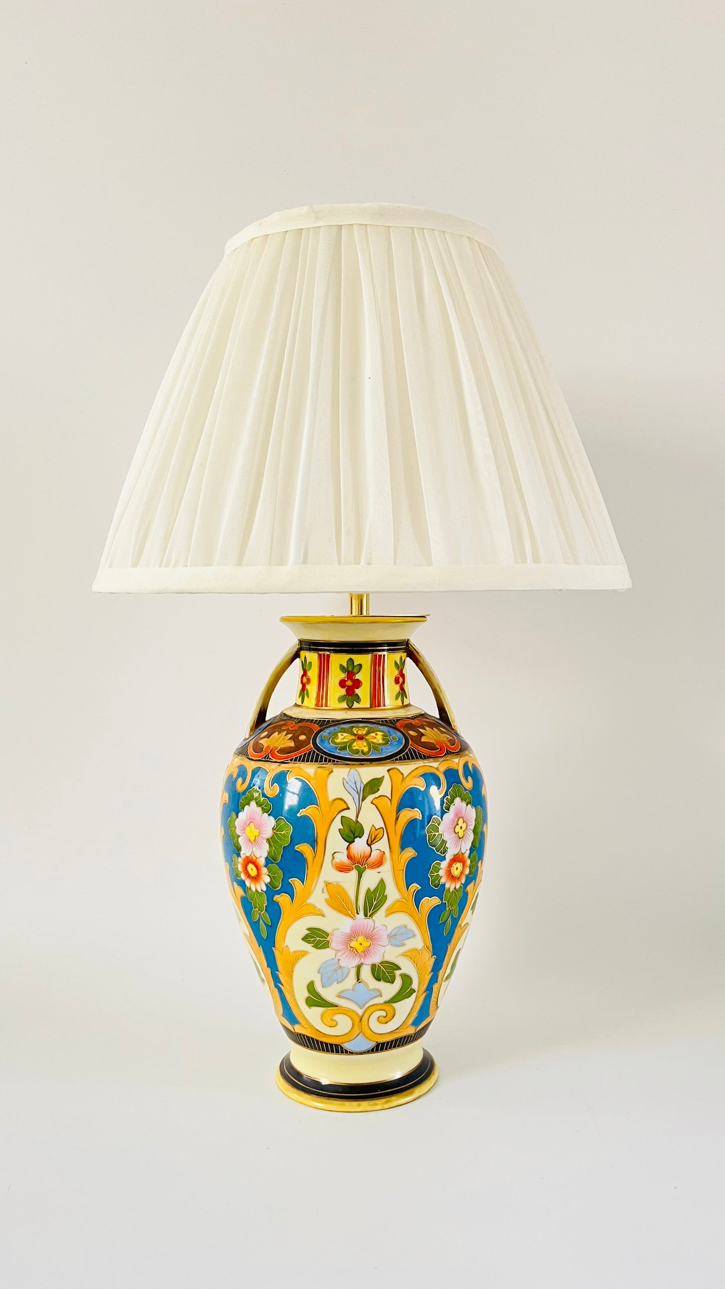 Antique Japanese Noritake Lamp