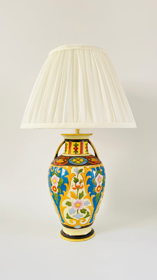 Antique Japanese Noritake Lamp