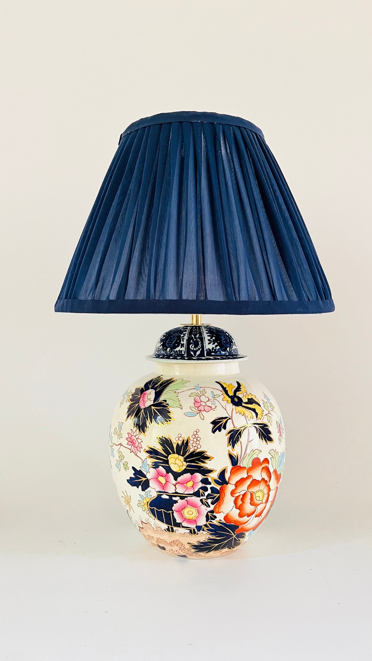 Antique Mason’s x Delft Boch Lamp
