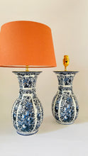 Load image into Gallery viewer, Antique Delfia Lamp - pre order for mid March
