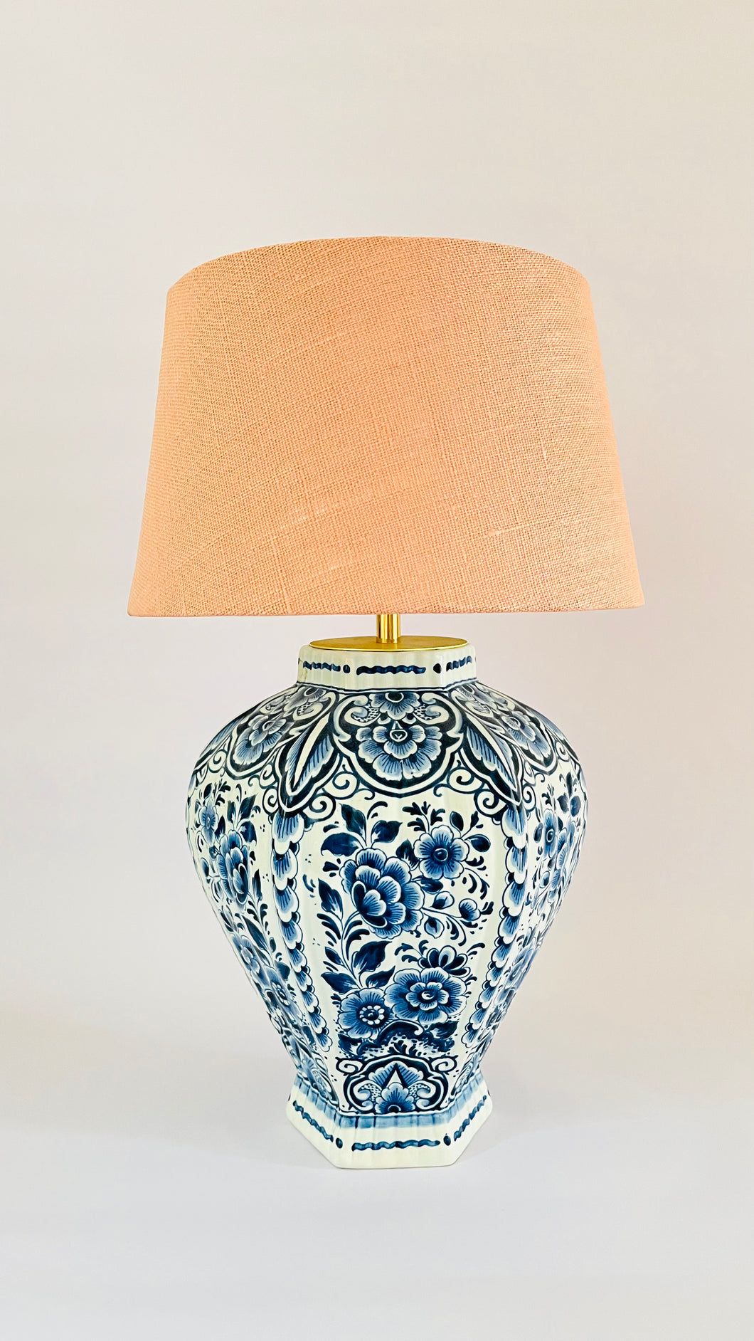 Antique Delft Lamp