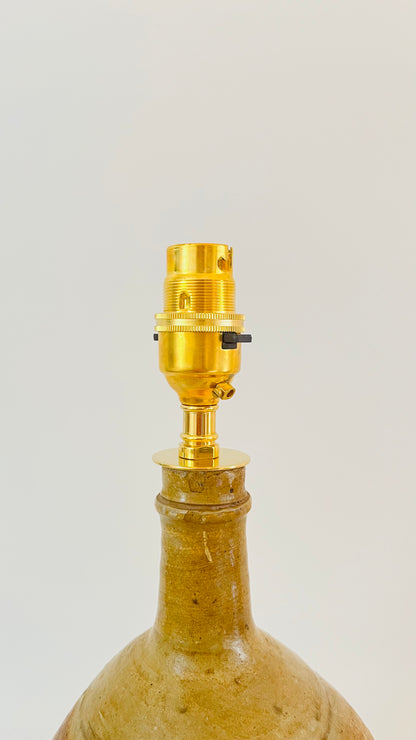 French Studio Pottery Lamp