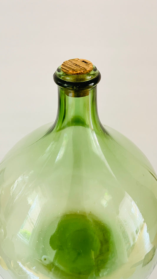 XL Antique French Demijohn Bottle