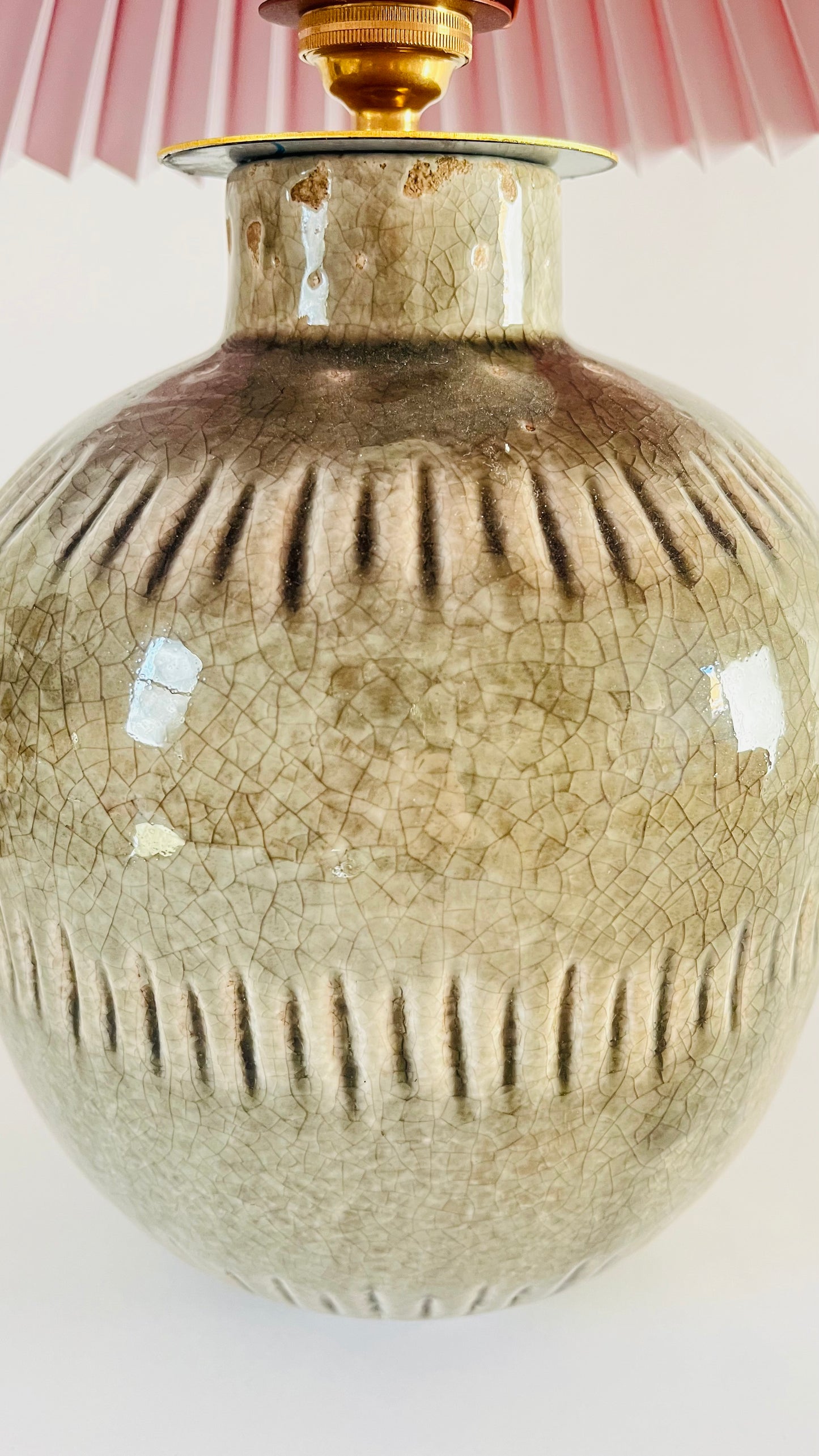 Danish Pottery Lamp