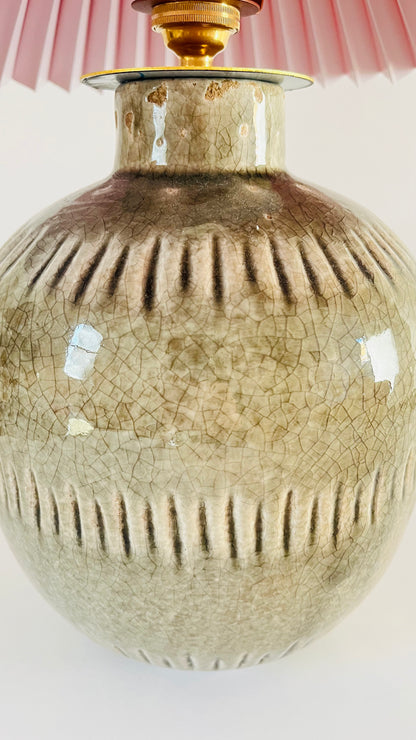Danish Pottery Lamp