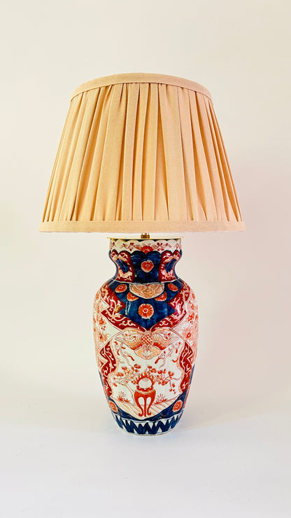 Antique Japanese Imari Lamp