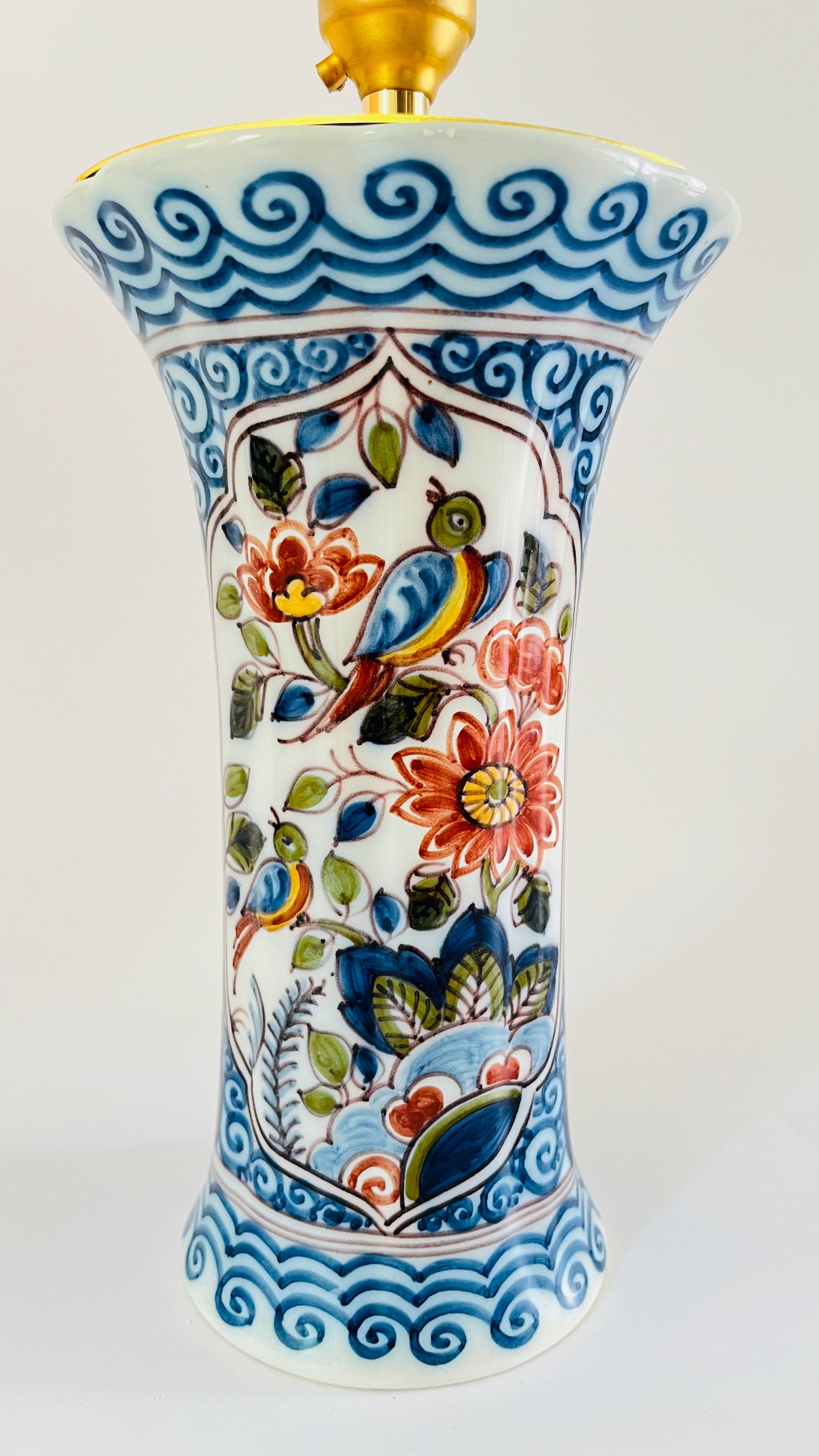Antique Makkum Lamp