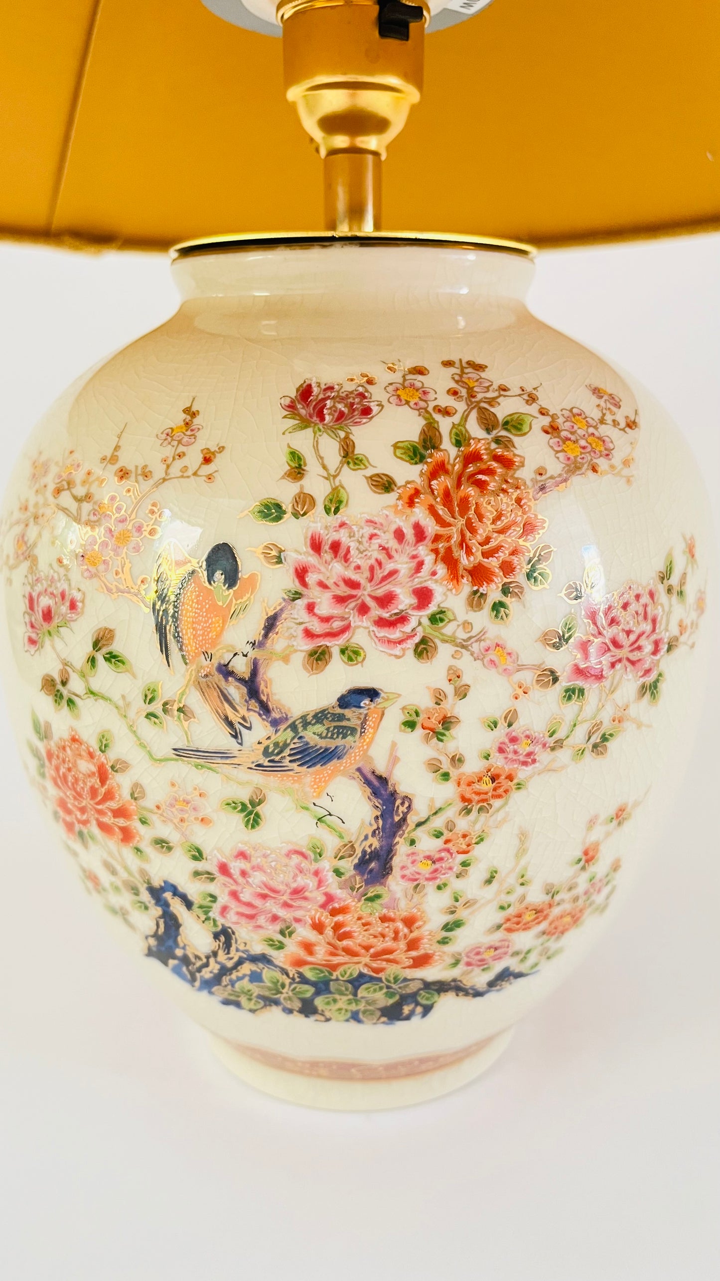 Antique Japanese Bird Lamp - pre order for end of Aug