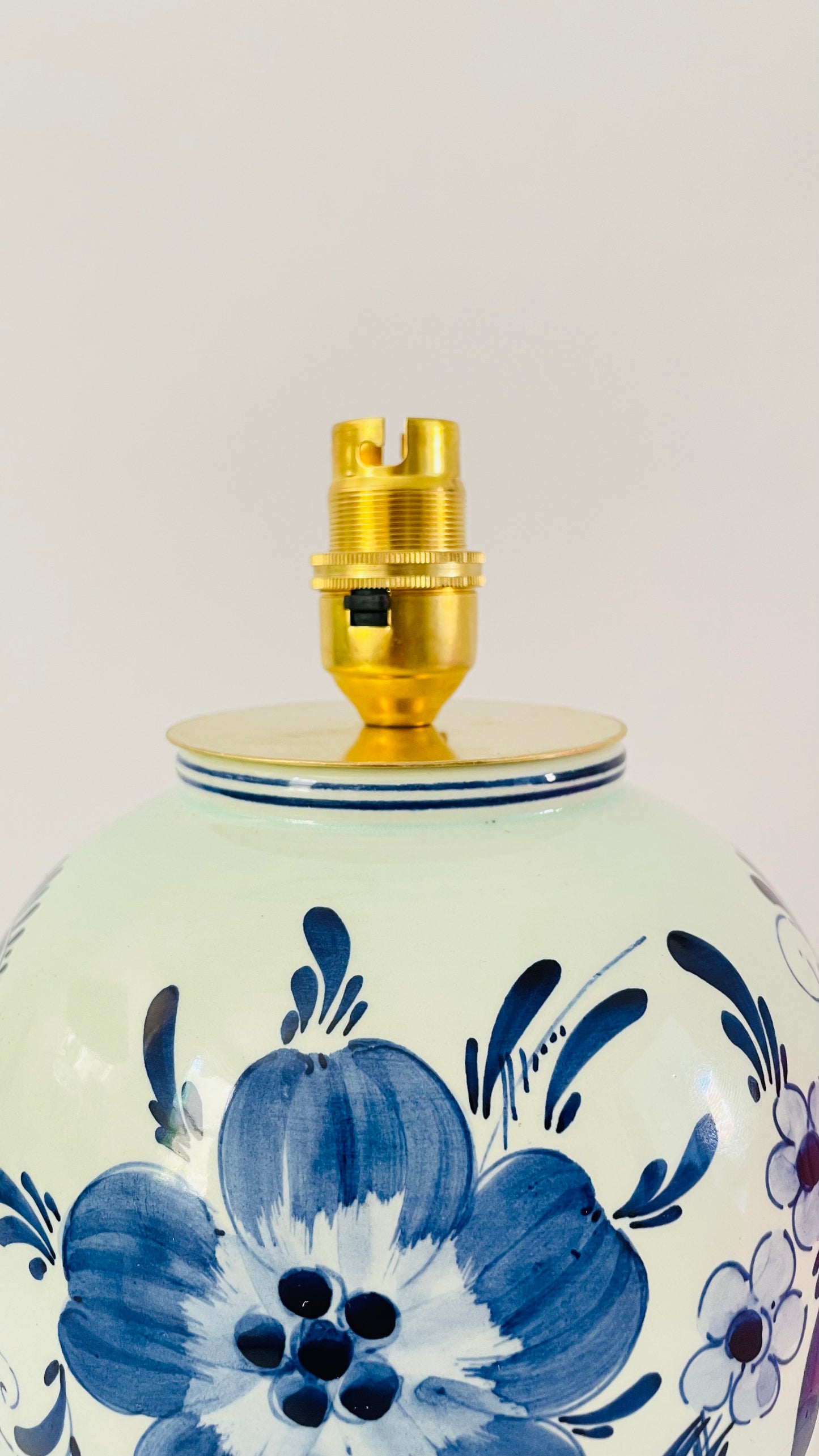 Antique Mini Delft Lamp - pre order for end of May