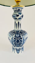 Load image into Gallery viewer, Antique Delft ‘Knobbelvaas’ Lamp - pre order for end of Dec

