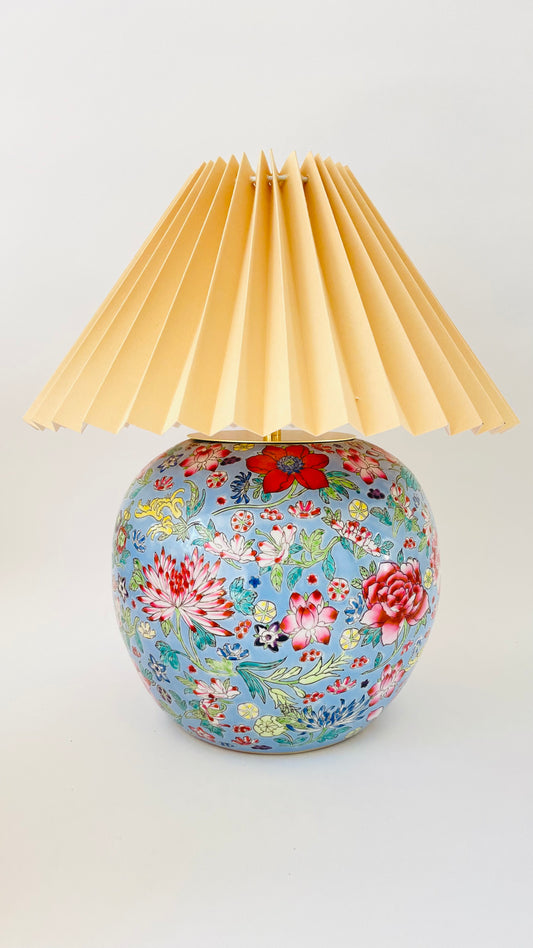 Antique Flower Lamp