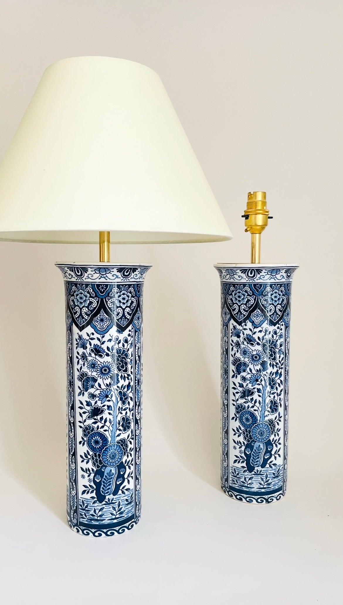 Antique Delft Table Lamp - pre order for early Aug