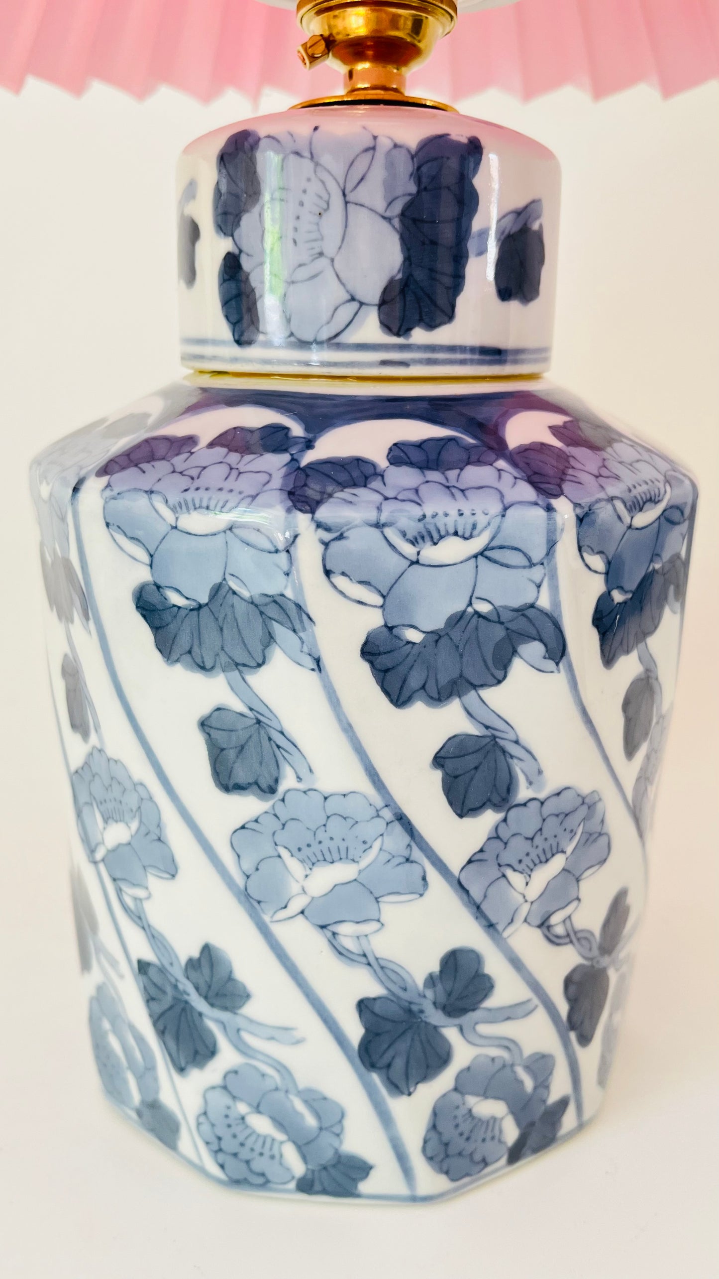 Antique Chinese Flower Lamp