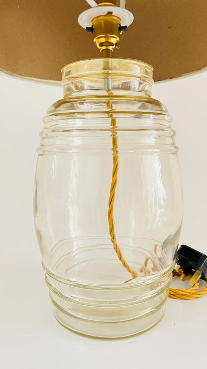 Antique Glass Table Lamp