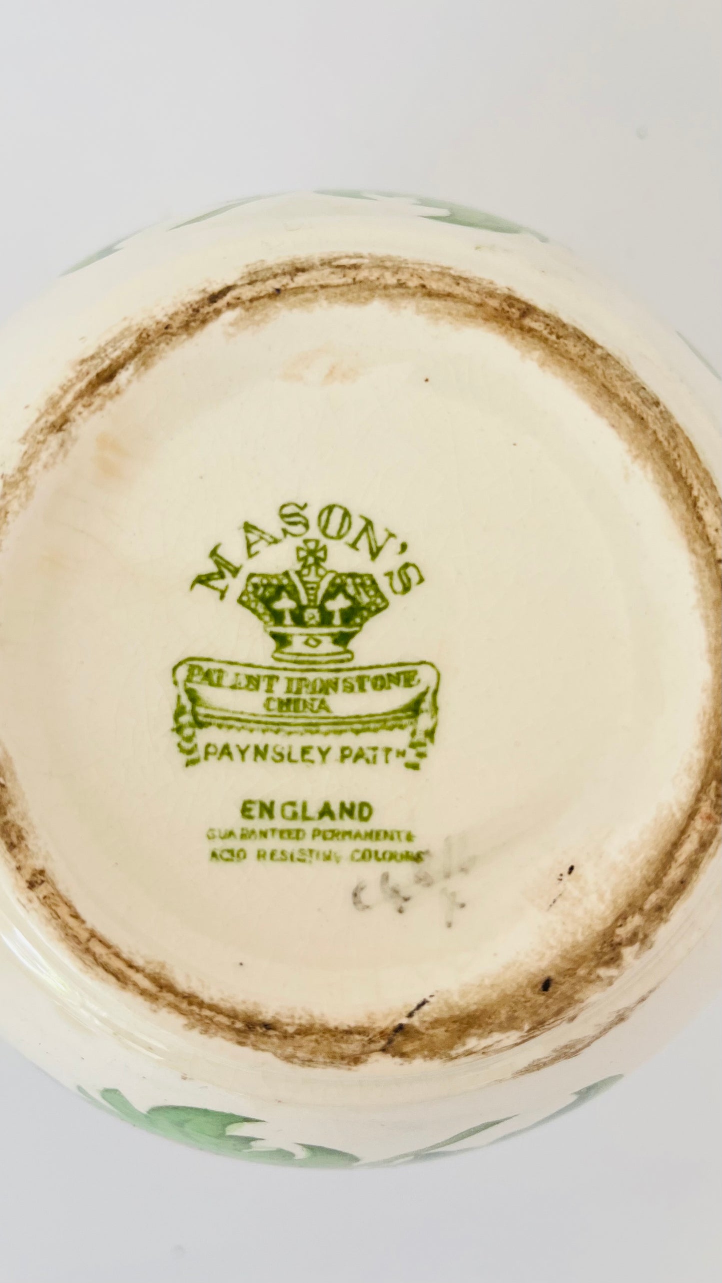 Antique Mason’s ‘Paynsley’ Jar Lamp