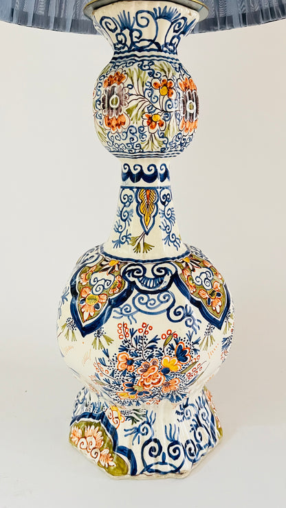 Antique Delft Van Duijn Lamp