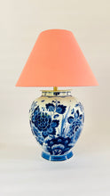 Load image into Gallery viewer, Antique ‘De Porceleyne Fles’ Delft Lamp
