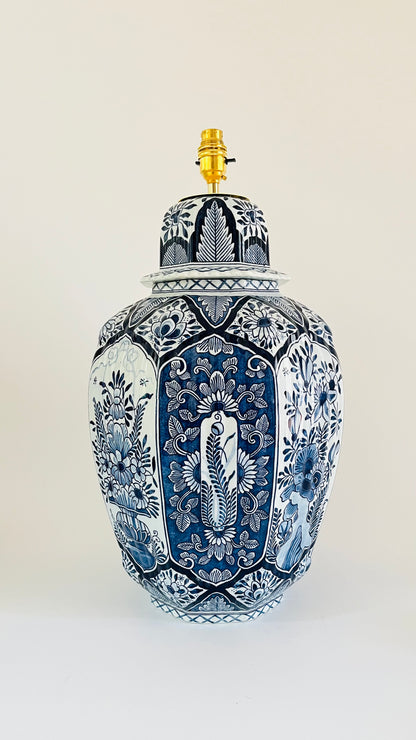 Antique Delft Lamp - pre order for mid Aug