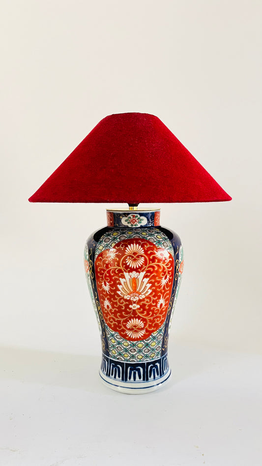 Antique Imari Table Lamp