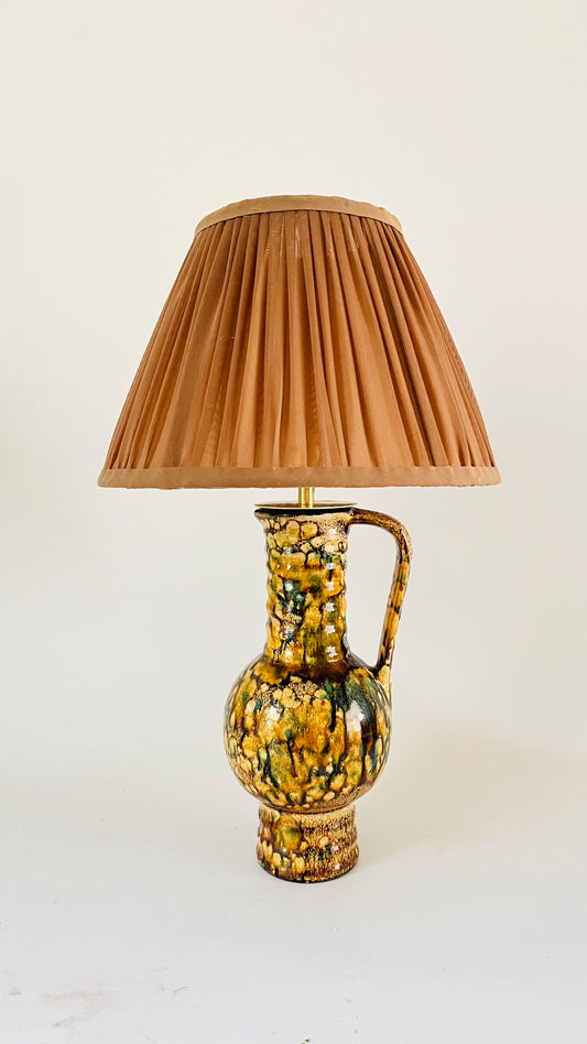Studio Pottery Jug Lamp