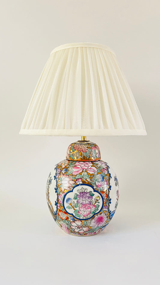 Antique Golden Jar Lamp