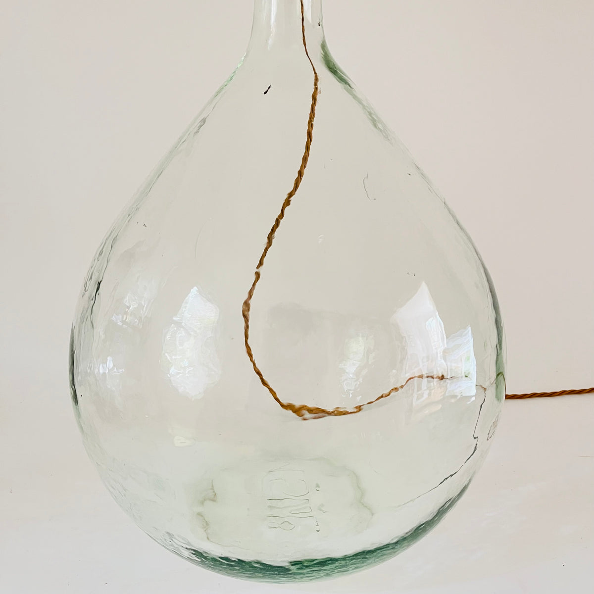 TLC Antique French Demijohn Lamp