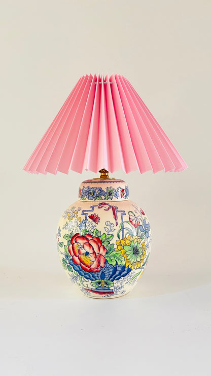 Antique Mason’s ‘Strathmore’ Lamp