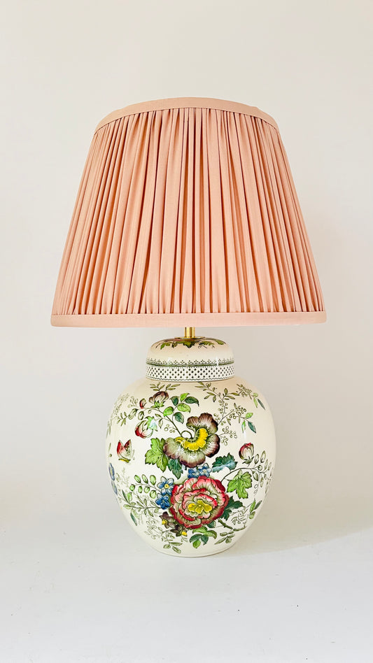 Large Antique Mason's Lamp - pre order for early Nov