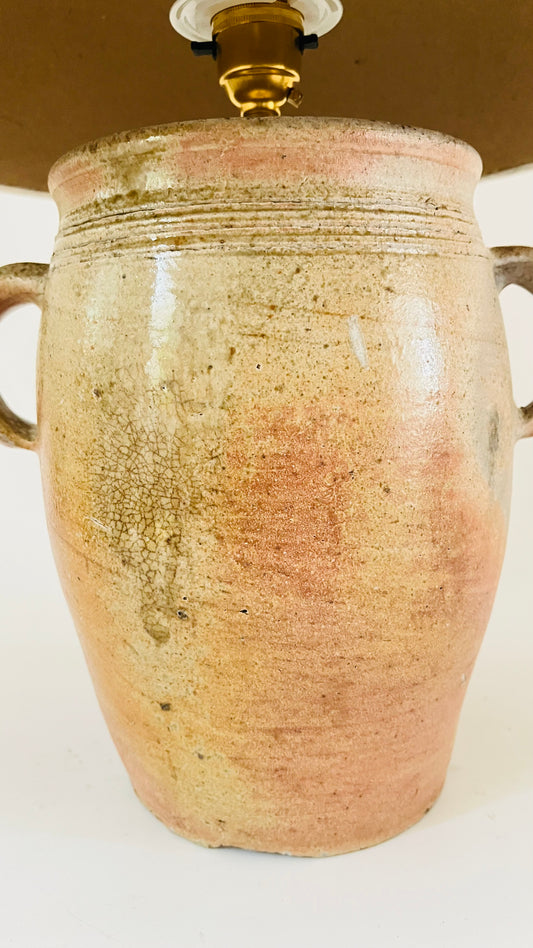 French Studio Pottery Lamp