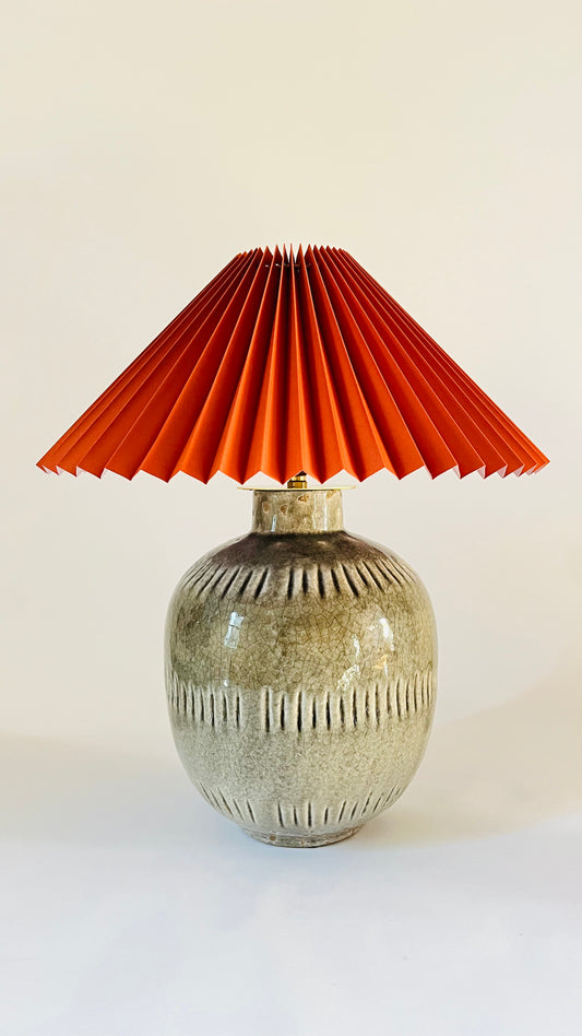 Danish Pottery Lamp