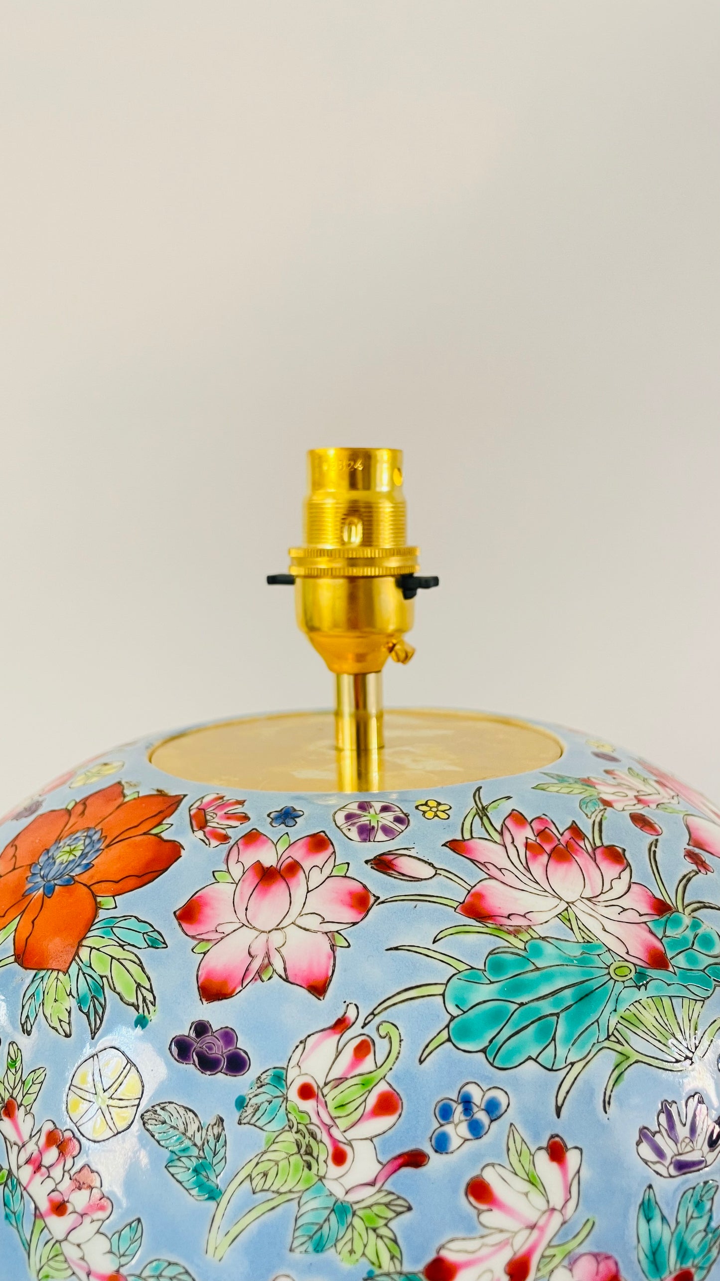 Antique Flower Lamp
