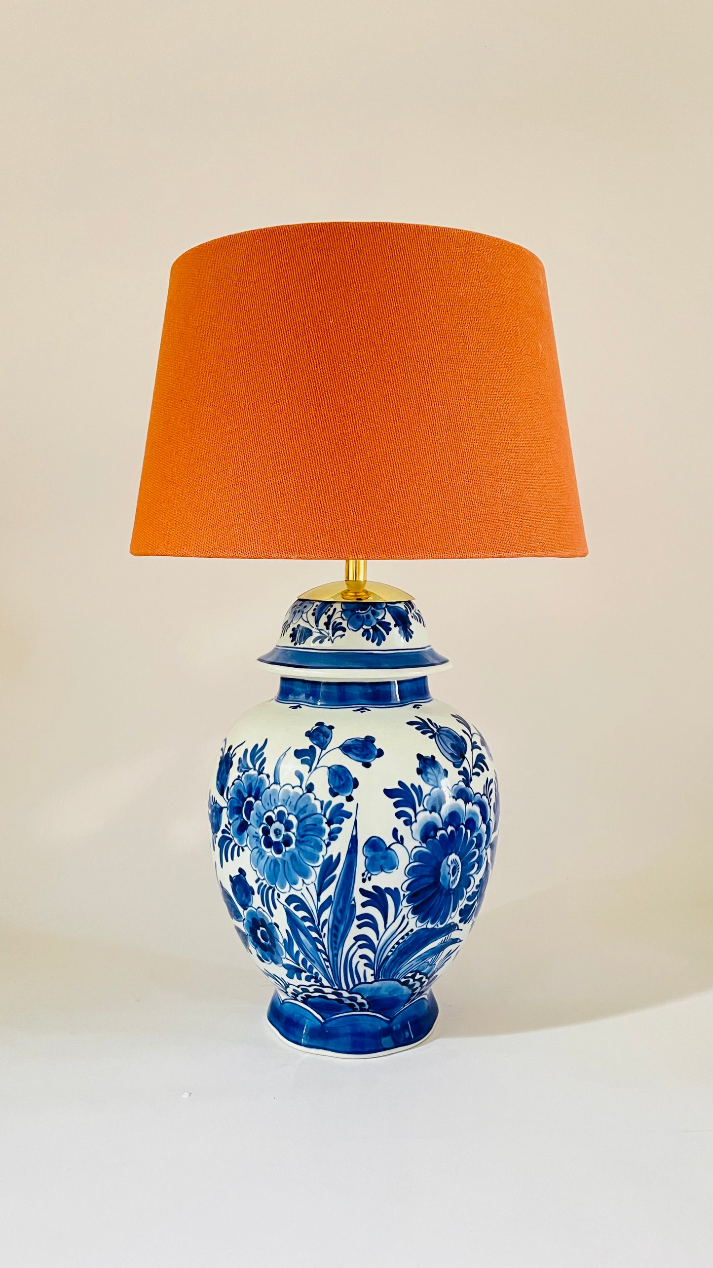 Antique ‘De Porceleyne Fles’ Delft Lamp - pre order for mid Feb