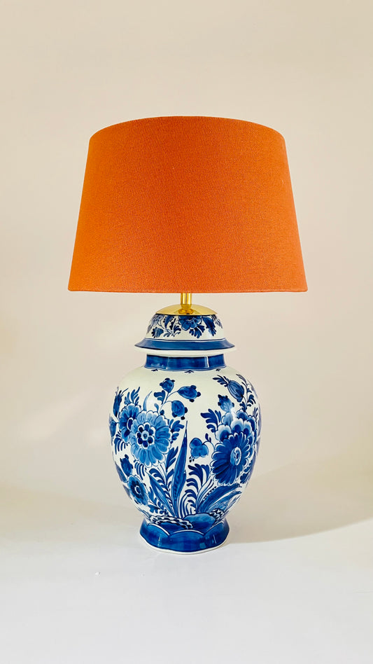 Antique ‘De Porceleyne Fles’ Delft Lamp - pre order for mid Feb